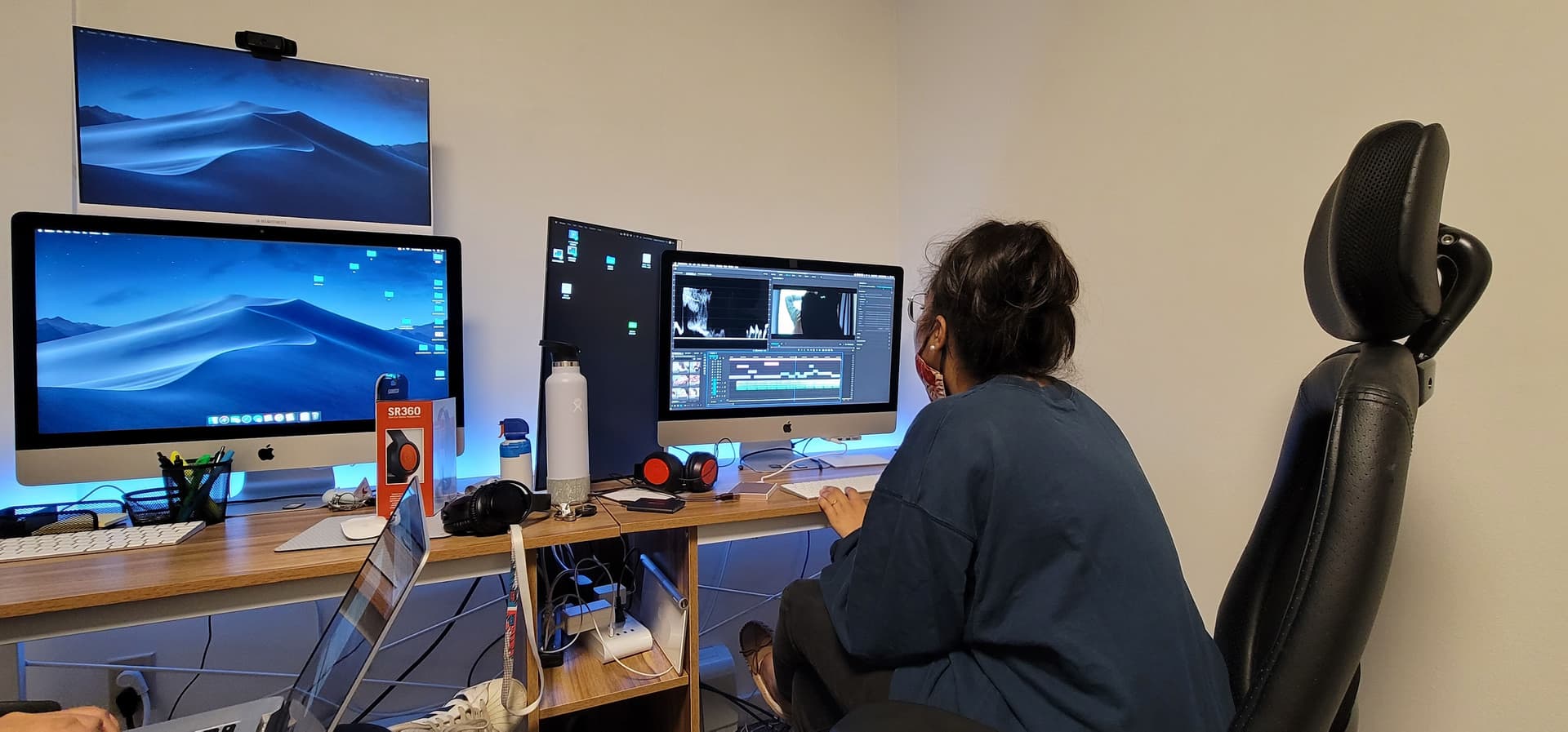 Behind the scenes shoot