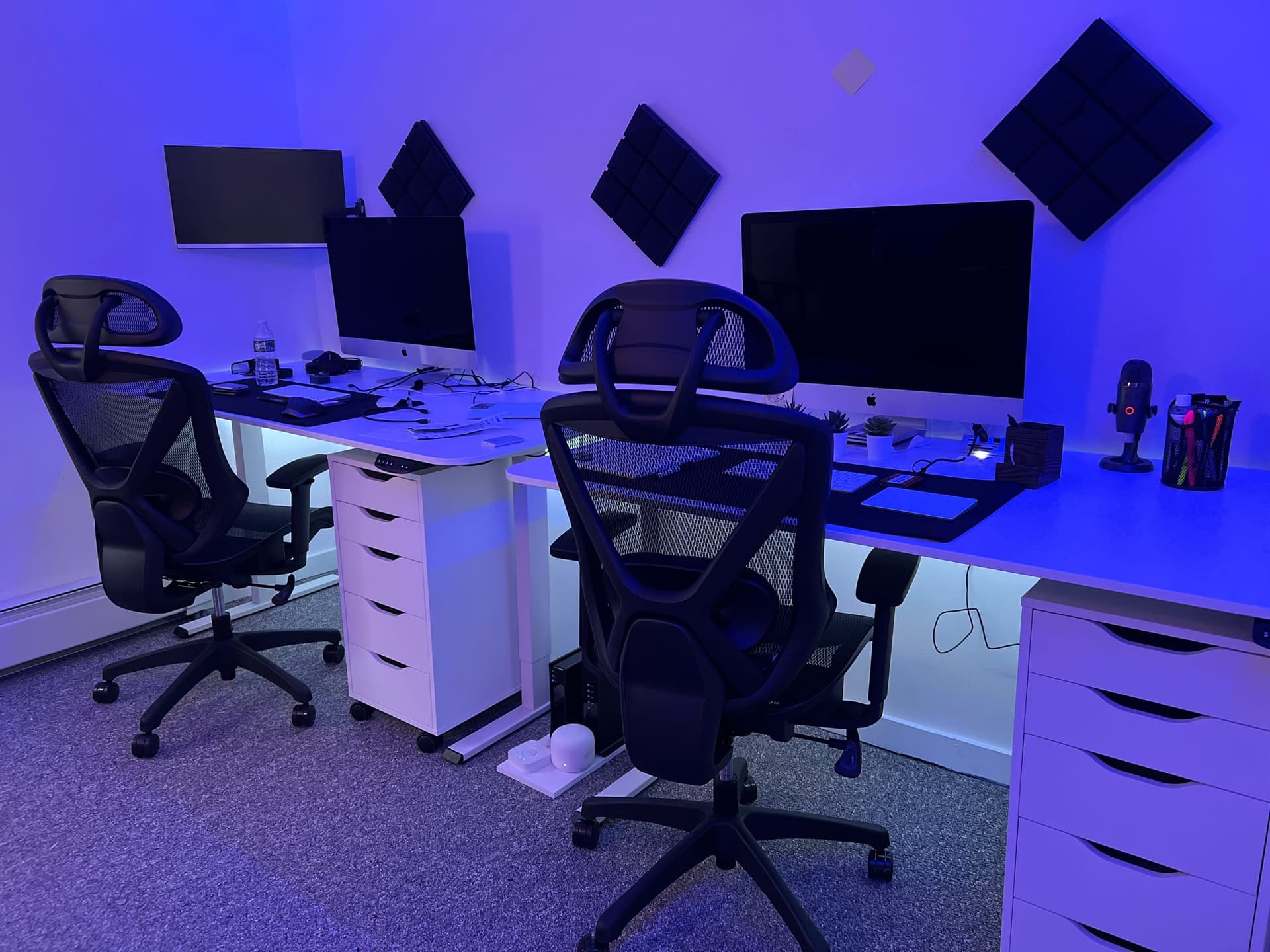 The Skytona edit room in Maine at the end of a session