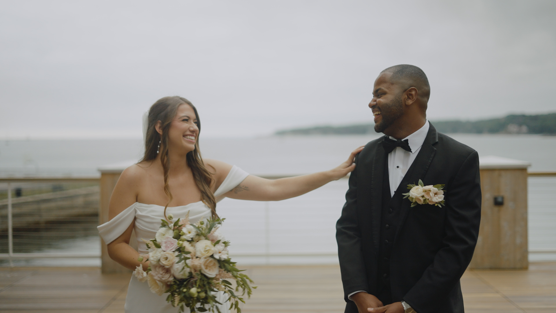 The same frame after professional color grading with rich, cinematic tones